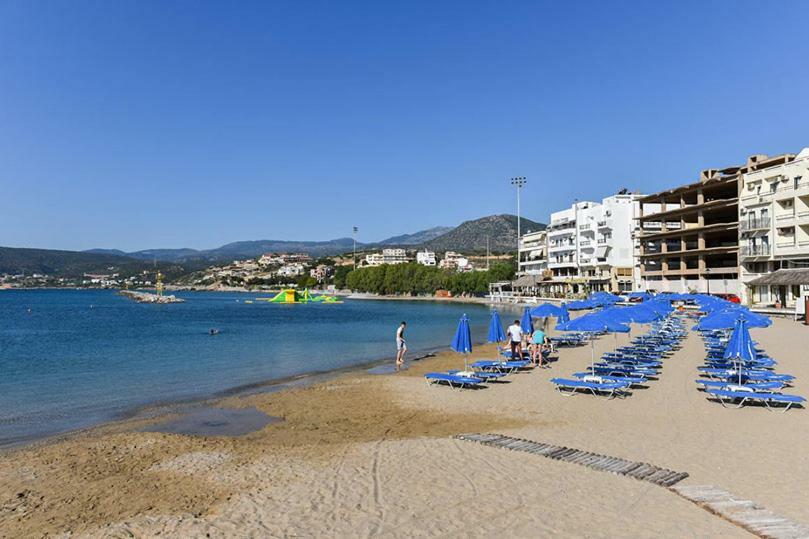 Stunning Seaview Town Apartment Айос-Ніколаос Екстер'єр фото